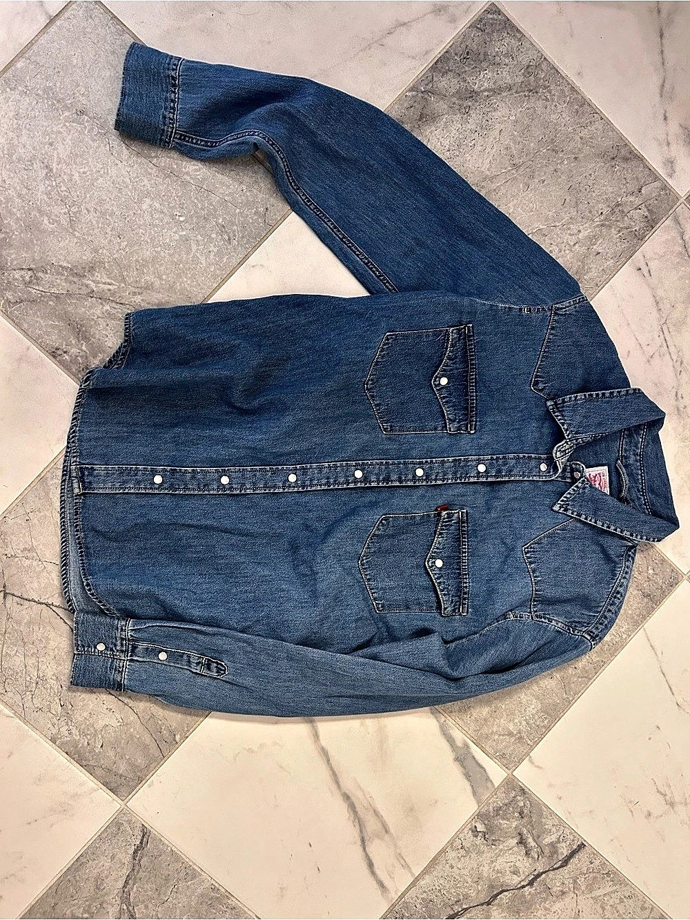 Levi's Barstow Western Denim Shirt Blue